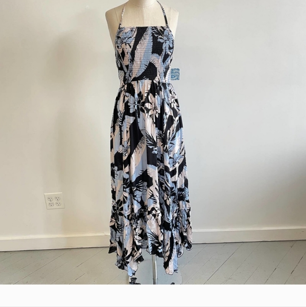 Intimately Free People Heatwave Smocked Floral Maxi Dress